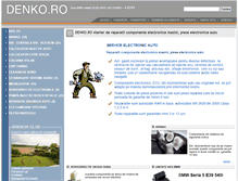 Tablet Screenshot of denko.ro